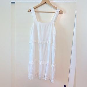 Rails white sundress / rayon & linen